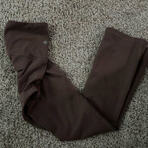 Gently worn Lulu lemon mini flares - petite/short length size 4